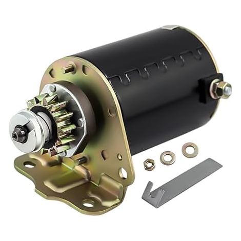Motorino di avviamento a 14 denti per trattorini da giardino Briggs & Stratton (1/5)