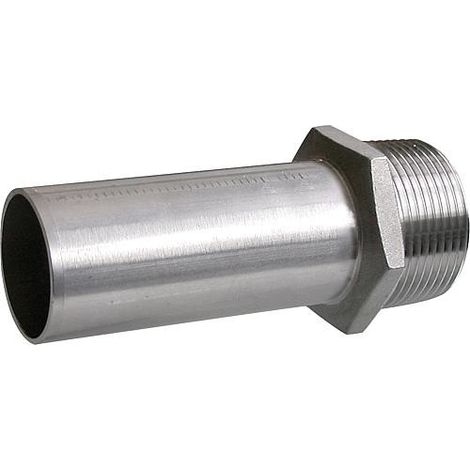 Mamelon male inox 42mm x DN 40 (1 1/2") (1/3)