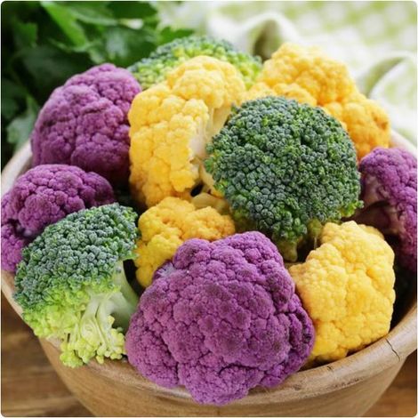 Lot de 100 graines mélangées – chou-fleur, plants à repiquer, cultivez vos propres légumes. (1/4)