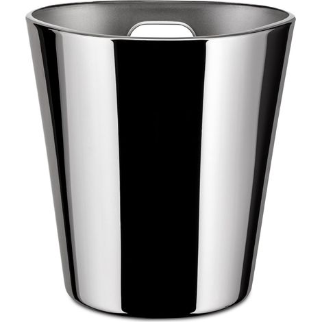 Alessi JM21 Secchiello per Ghiaccio in Acciaio Inox 18-10 Capacita' 3,6 L Altezza 22,5 cm colore Argentato (1/4)