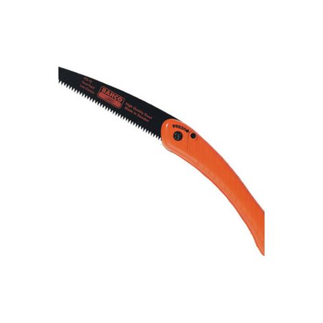 Bahco Folding Pruning Saw for Garden Work with 190mm Blade and 7-Zip Tooth Pattern