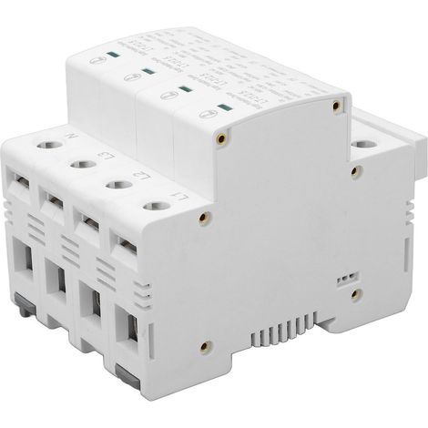 Parafoudre 4P 385V AC pour rail DIN 35mm - Dispositif de protection électrique domestique (1/5)