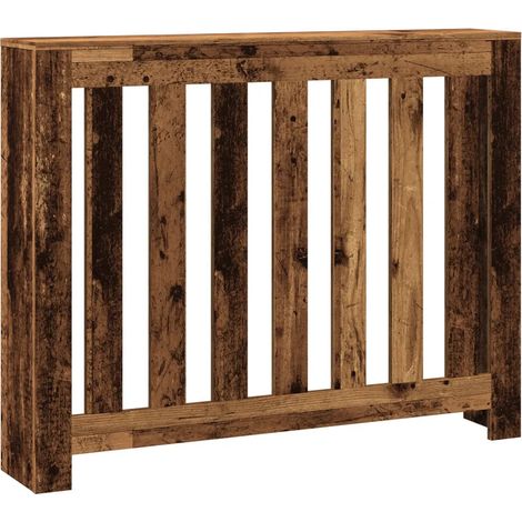Copritirtermos moderno in legno ingegnerizzato 104 x 20 x 82 cm funzione decorativa stile contemporaneo legno vecchio 020049823