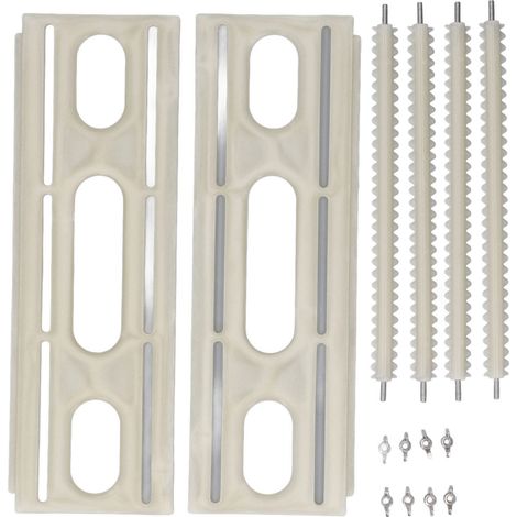 Support de séchage pour disques vinyles, support de stockage en plastique ABS de grande capacité, conception en dents de scie
