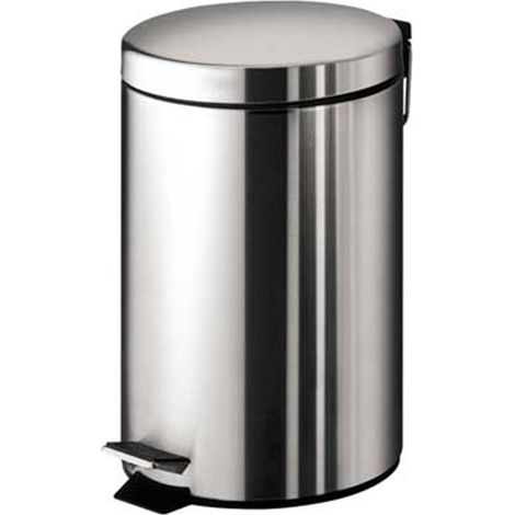 Pattumiera bagno argenta 12 lt