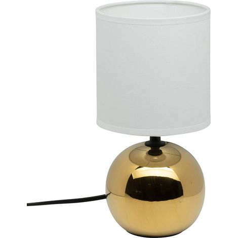 Lampada in ceramica timéo h25cm oro - Atmosphera créateur d'intérieur