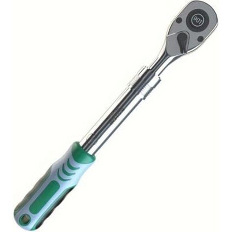 Clé à cliquet, clé à dégagement rapide à 90 dents, clé à douille, clé à cliquet télescopique, outils de réparation automobile, réparation automobile. (1/5)