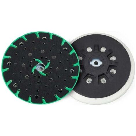 150 mm sanding pad with dust extraction – M8 thread – Compatible with random orbital sanders from Bosch, Makita and Festool – High resistance