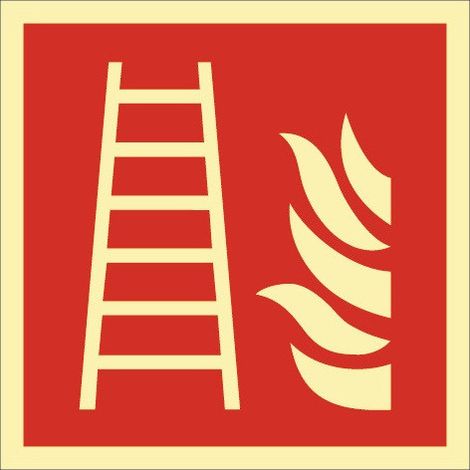 Symbole de protection incendie DIN EN ISO 7010 Feuille conductrice L148xL148mm (Par 10)