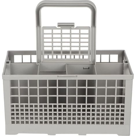 Panier pour Lave-Vaisselle, ABS Panier Universel pour Lave-Vaisselle, Boîte De Rangement De Remplacement De Couverts pour Lave-Vaisselle Polyvalent avec Poignée Universelle (240 X 135 X 123 Mm) (1/4)