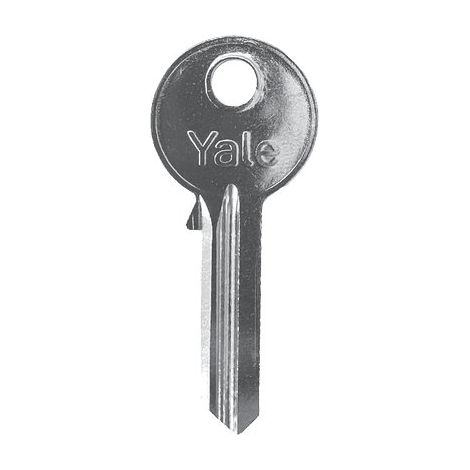 CHIAVE PIATTA YALE YPK750600 ORIGINALE - OTTONE NICHELATO- 10 pezzi
