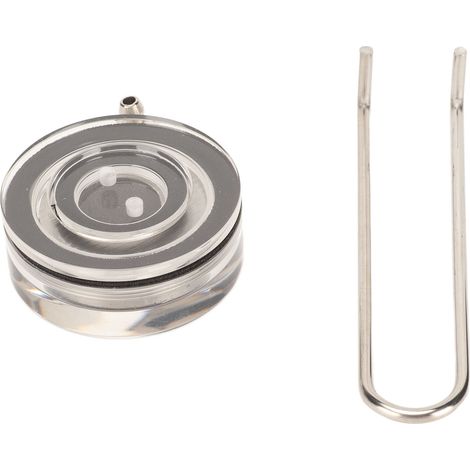 Diffuseur d'air transparent pour aquarium, augmentant l'oxygénation et silencieux, en acrylique, pour aquarium d'eau douce et d'eau de mer, 4,5 cm / 1,8 po (1/5)