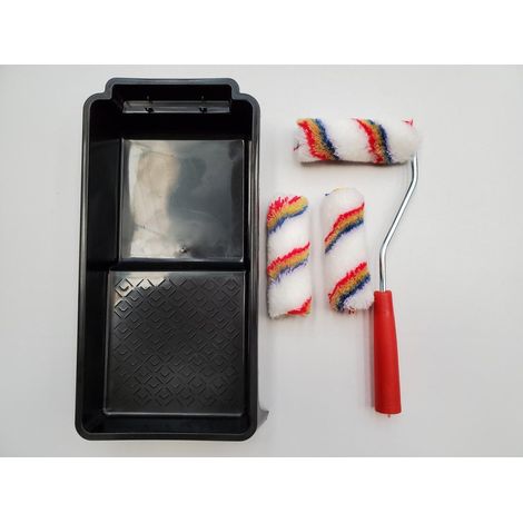 Conjunto de mini rodillo y bandeja para pintura de 100 mm