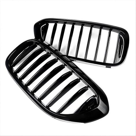 Frontgrill in Hochglanzschwarz für BMW 5er M5 G30 G31 540i M550i (2017-2020) (1/5)