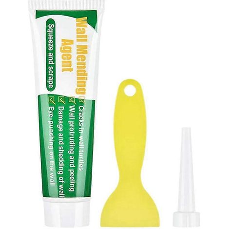 Kit de réparation de fissures murales polyvalent avec grattoir, 100 g (1/5)