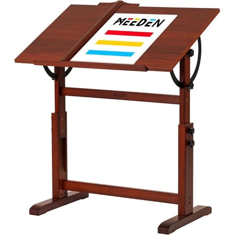 MEEDEN Zeichentisch aus Holz höhenverstellbar Neigbar Studio Maltisch (1/5)