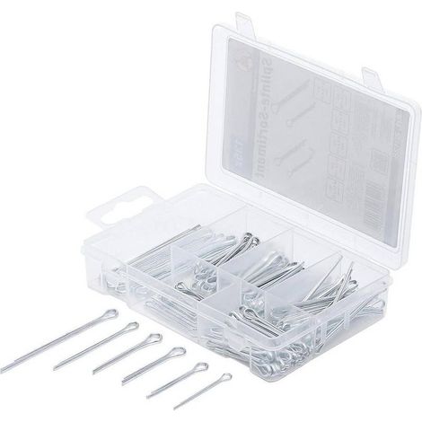 Assortiment de Goupilles D.1,6-3,2 mm - 135 pcs - Acier Résistant - Fixation Sécurisée, Pro - (1/5)