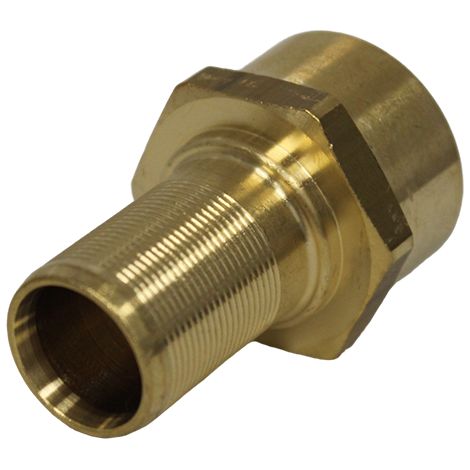 Connecteur laiton droit femelle alimentation Ø20-2.0 x 3/4" (20/27) - Henco (1/3)
