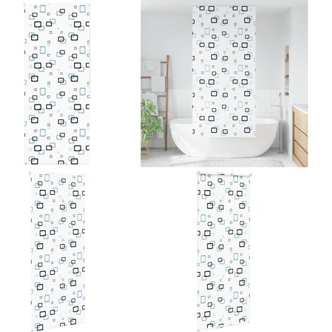 vidaXL Store enrouleur de douche 90x240 cm largeur du tissu 86 cm (1/5)