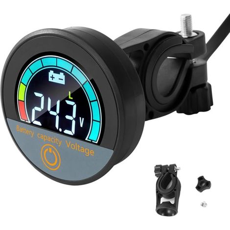5918 DC8-100V Waterproof Digital Circular Voltmeter Battery Capacity Car Voltage Monitor Tester B (1/5)