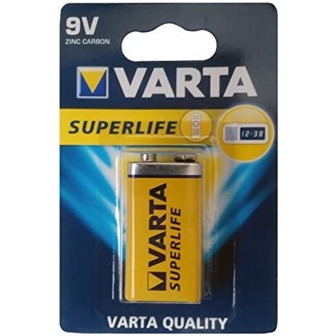 Varta Superlife 9V Batería de un solo uso Zinc-carbono
