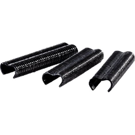 Agrafes pour grillage noir en acier galvanisé – Fixation discrète et durable – Résistantes aux intempéries – Installation rapide