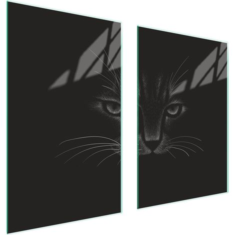 Plaque de protection en verre POUR la cuisine 65x52 CAT (1/5)