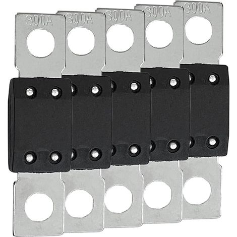 Offgridtec Set di 5 fusibili MEGA 300A 70V per sistemi 48V