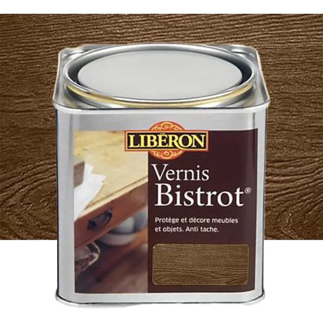 Vernis Bistrot LIBÉRON Chêne foncé Satin 0,25 L (1/2)
