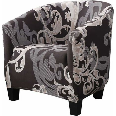 Housse de Fauteuil Cabriolet Housse de Chaise de Club Housse de Fauteuil Extensible imprimées (1/5)