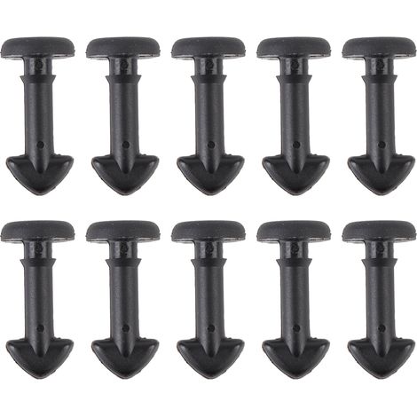 Ortviai Clips de fixation pour cache-moteur 025067 – 10 pièces en plastique haute résistance pour Citroën C4, C5, C8, Xsara