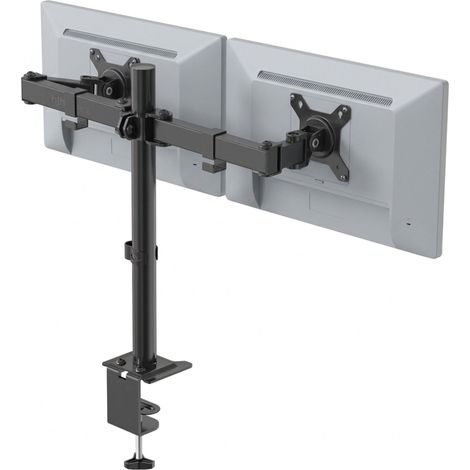 Monitorarm / Monitorhalterung Ergomount M2 - 2 Monitore 13 - 32 Zoll schwarz hjh OFFICE (1/5)