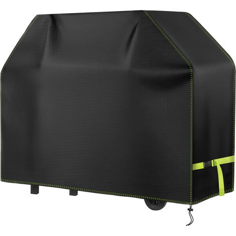 Funda para barbacoa de exterior, funda protectora de tela Oxford 420D, 117 x 66 x 117 cm, resistente al viento, al sol y al agua, se adapta a la mayoría de las parrillas. (1/5)