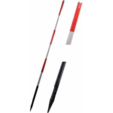 Palina Esquinera Blanca/Roja de 160 cm