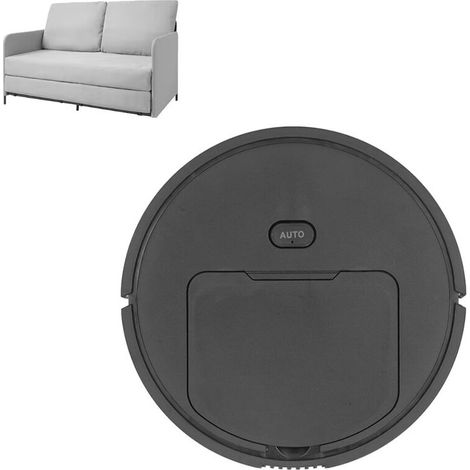 Aspirateur robot et vadrouille, aspirateur robot intelligent 3 en 1 Charge USB 40db Faible, aspirateur robot automatique à chargement USB silencieux pour poils d'animaux, sols durs, tapis (1/5)