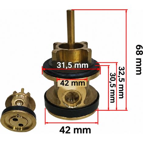Cartouche grand format TO modèle 11 pour robinet de chasse d'eau WC et valve de rinçage 1 × 1 × 1 cm 1 g – Livraison gratuite