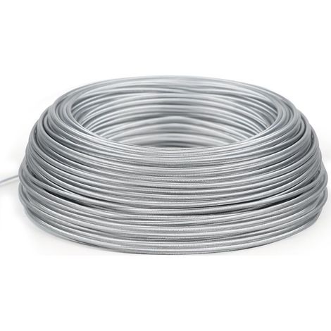 Fil Coupe Bordure Debroussailleuse Acier 2,4mm / 60M Bobine Bobine renforcée, rotofil efficace contre les mauvaises herbes du jardin, longue durée de taille (1/5)