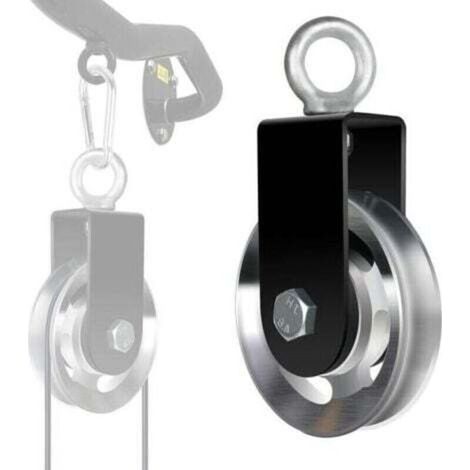 73mm Lifting Pulley with U-Bracket – Wire Rope Wheel for Handling Machinery and DIY – Pack of 1 (1/5)