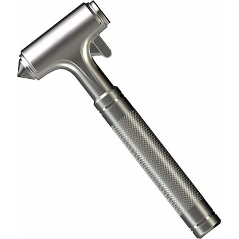 Marteau de sécurité en métal avec Brise fenêtre et Coupe Ceinture de sécurité, Outil de Sauvetage d'urgence en Alliage d'aluminium pour la Voiture (1PC) (1/5)