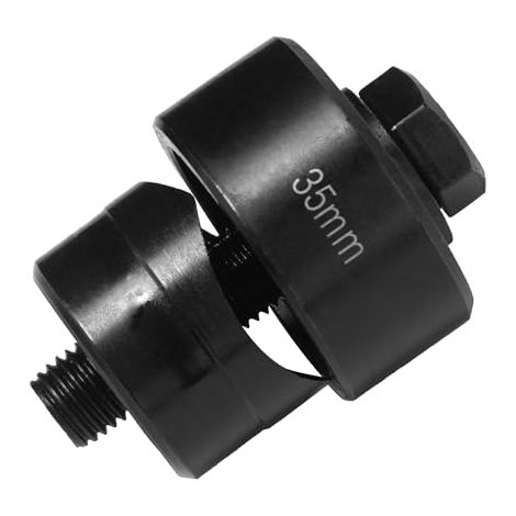 Perforatrice en Métal Diamètre 35 mm Hexagonale Emporte-Pièce pour Évier Inox Ouvre-Trous Perforateur de Trous en Tôle de Acier pour évier, Plaque en Acier, Inoxydable, Mét