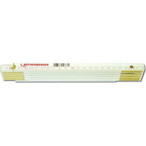 ROTHENBERGER Flexómetro de madera, 2m - 252100