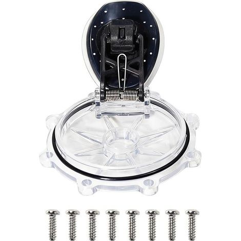 263042Z Kit de remplacement pour valve de 5,1 cm avec vis, pièces de pompe de piscine, installation facile, circulation de l'eau, utilisation fiable (1/5)