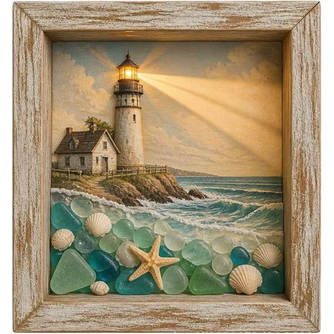 Halloween Shadow Box Kit, Lampe Halloween Phare LED Format A4, Modèle Croquis, Alimentation Secteur, Décoration Créative