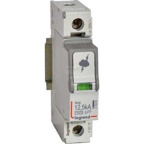 Legrand 412270 parafulmine Bianco 25 kA 60 kA