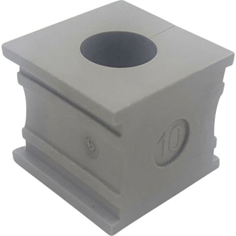 TRU COMPONENTS ELT 10 Kabeldurchführung geschlitzt Klemm-Ø (max.) 11 mm Elastomer Grau 1 St. (1/3)