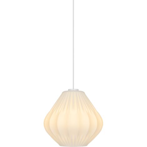 Suspension Maluca  Verrerie Opale ,  H. 29 - IP20 - E27 /  Nordlux Intérieur (1/5)