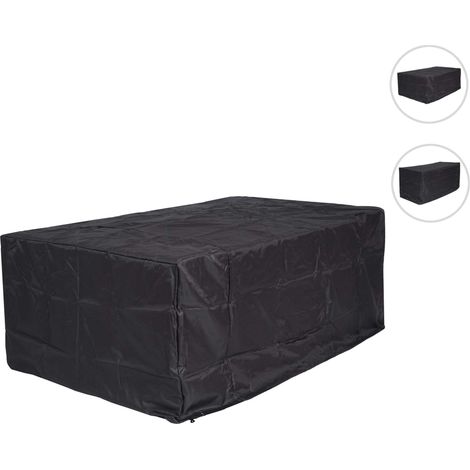 Housse HWC-J41, housse de protection bâche, banc de jardin, anthracite  95x180x75cm (1/5)