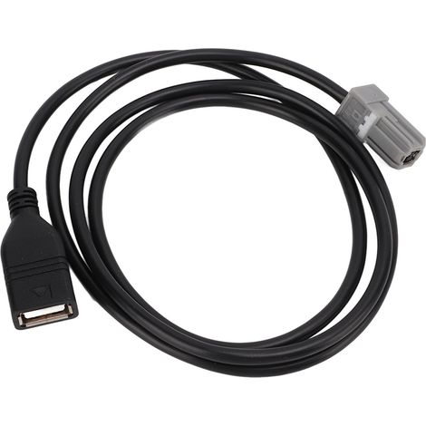 Adaptateur USB femelle pour voiture avec lecteur CD, MP3, MP4 et câble de conversion audio, pour Mazda (1/5)