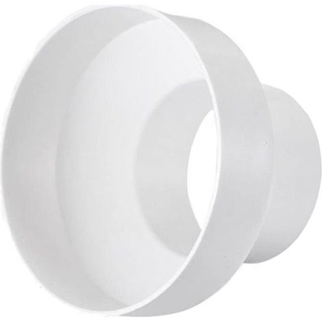 Adaptateur réducteur de conduit de ventilation pour système en ligne (150-100 mm) (1/4)