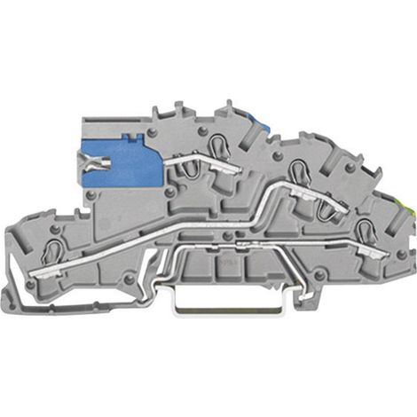 WAGO 2003-7641 Installationsetagenklemme 5.20 mm Zugfeder Belegung: NT, L, PE Grau 1 St. (1/2)